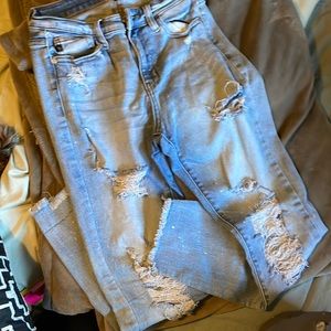 Judy Blue Lightwash Bleach Splatter Boyfriend Jeans 👖